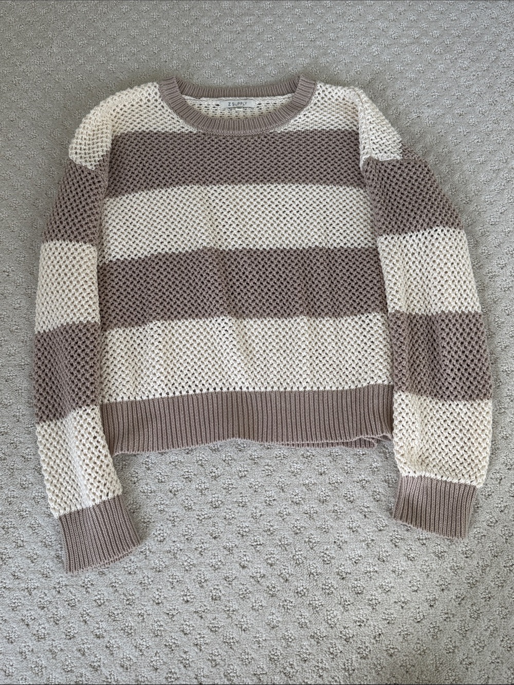 Z Supply striped sweater. Size m. Like new